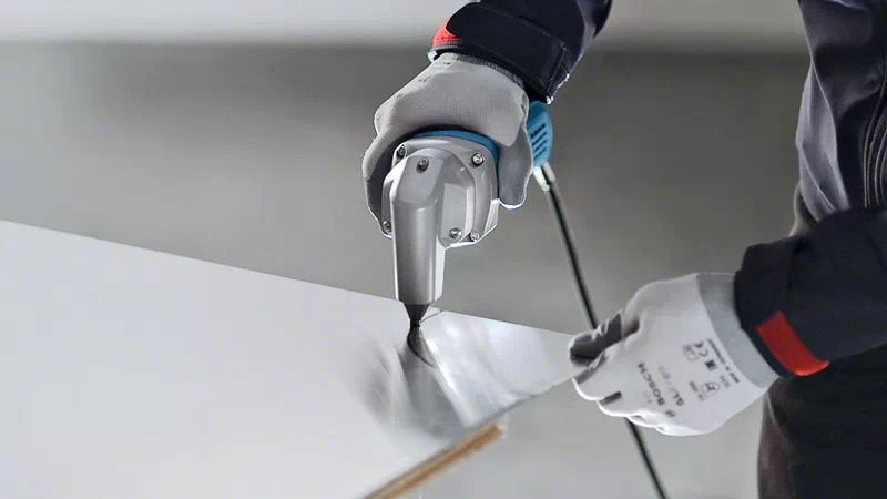 Bosch Professional Rodent Gna 75-16, Tijeras Para Hojalatero Azul/Negro, 750 W
