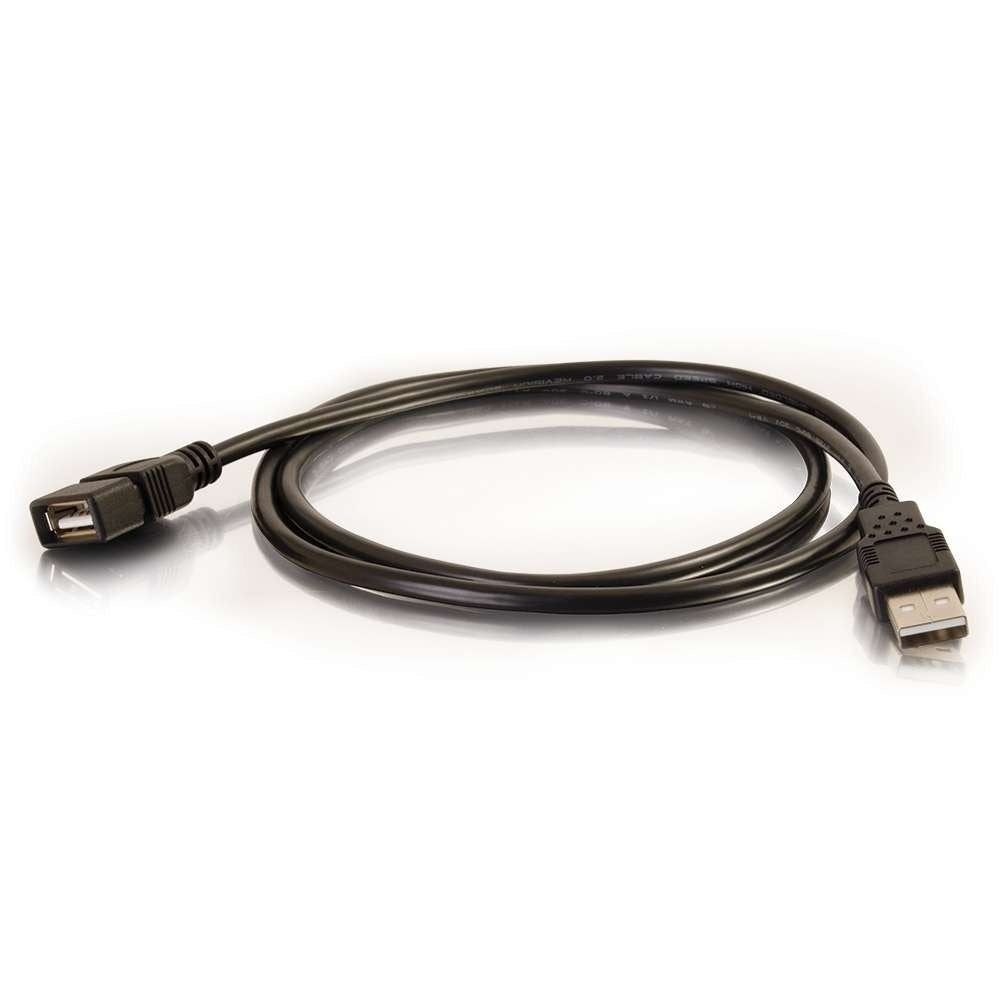 EAN 0757120190189 - C2G USB A Male to A Female Extension Cable 2m cable USB Blanco imagen 5
