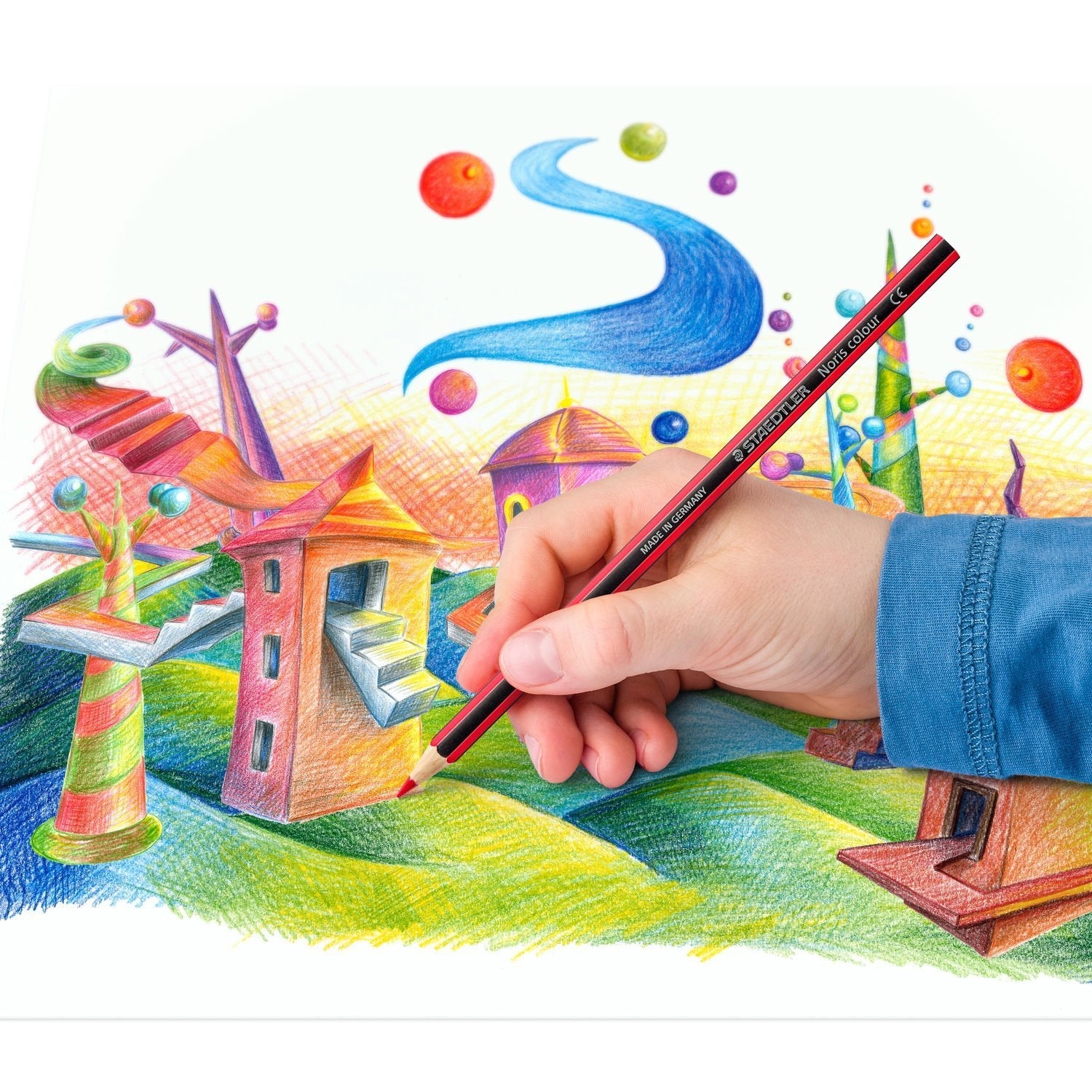 Staedtler Lápices De Colores Noris Colour Surtidos En Estuche Metálico De 24