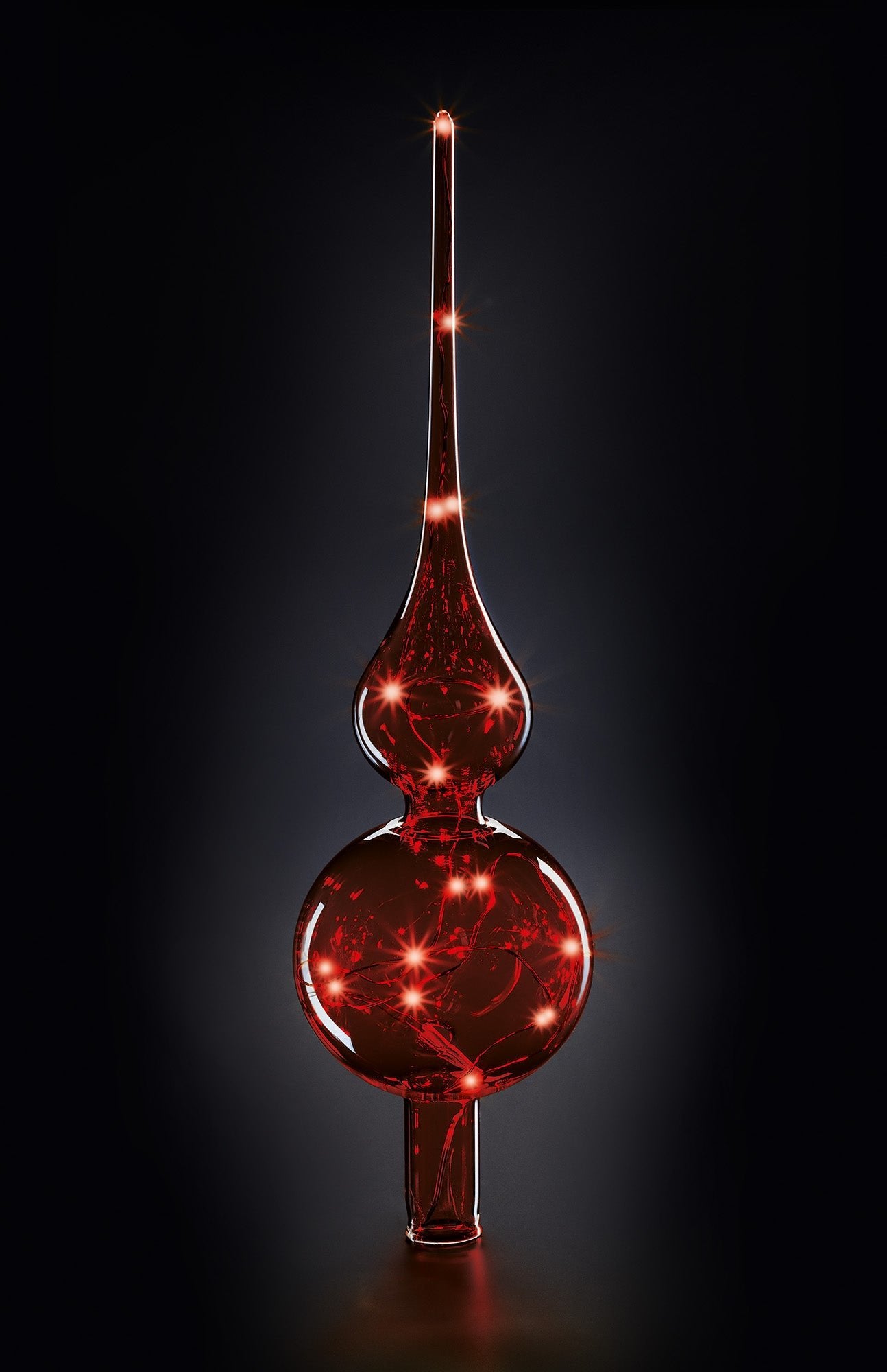 EAN 4011972760324 - Krinner 76032 adorno navideño Adorno para árbol de navidad Vidrio Rojo, Transparente 1 pieza(s) imagen 1