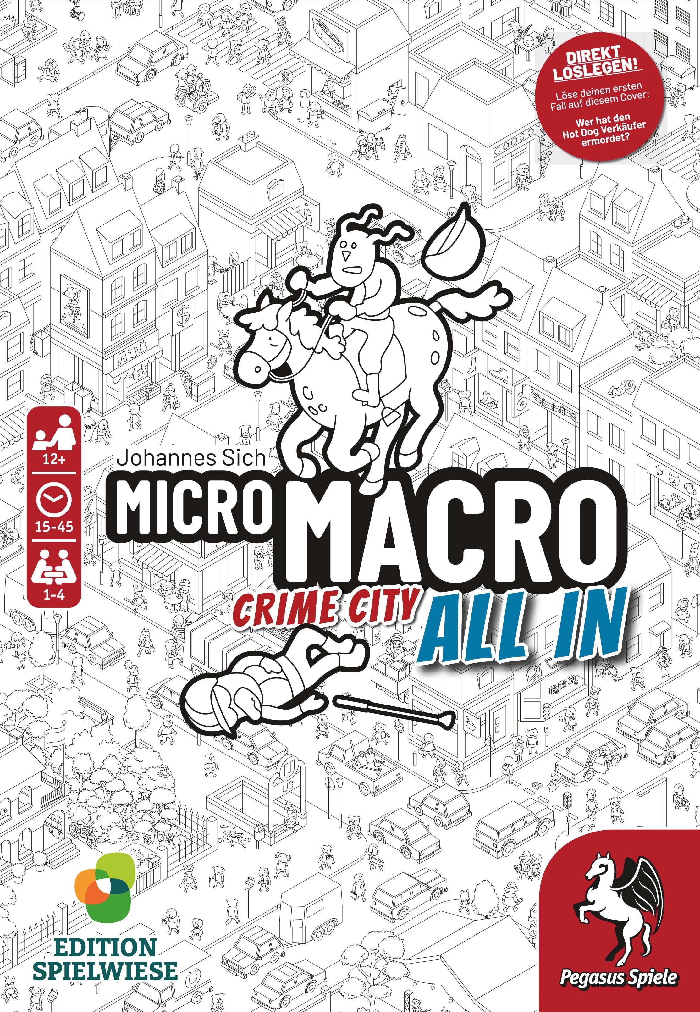 Pegasus Micromacro: Crime City 3 - All In, Juego De Mesa 59062g