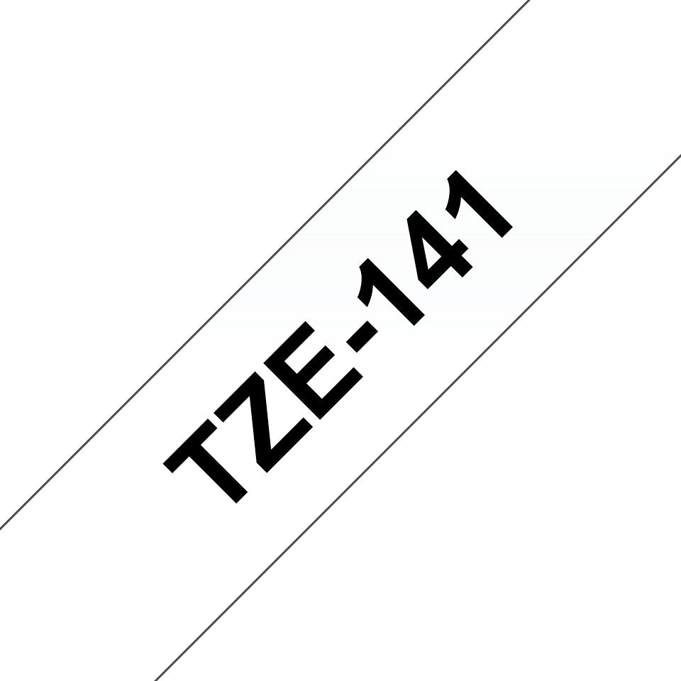 EAN 4054554466948 - Brother TZE-141 cinta para impresora de etiquetas Negro sobre transparente imagen 1