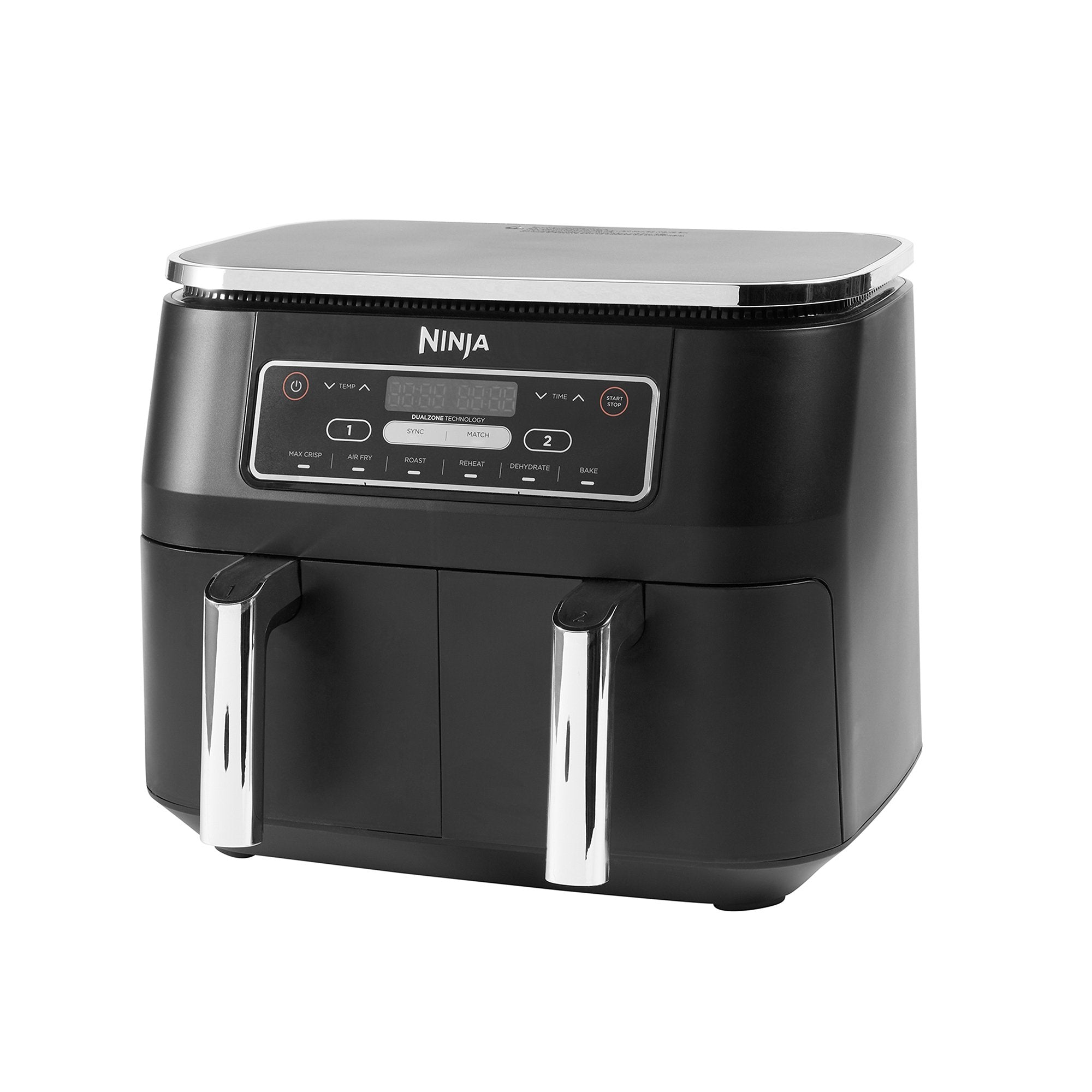 EAN 0622356239561 - Ninja AF300 Doble 7,6 L Independiente 2470 W Freidora de aire caliente Negro imagen 2
