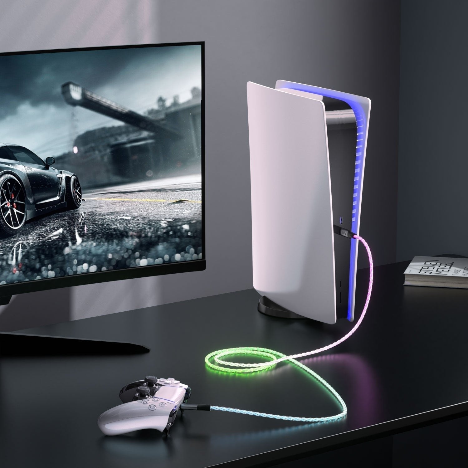 Cable 4smarts Usb-C Rgbcord 60w 1.5m