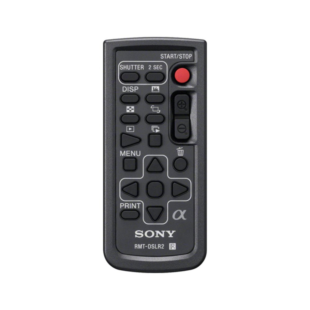Sony Rmt-Dslr2 Control Remoto De Camara Rayos Infrarrojos Para A6000, A6300, A6500, A7, A7 Ii, A7 Iii, A77 Ii, A7r Ii, A7r Iii, A7s, A7s Ii, A9, A99 Ii
