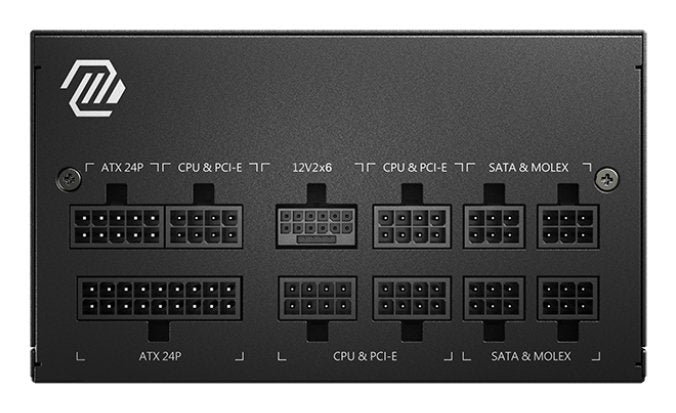 EAN 4711377246705 - MSI MAG A750GL PCIE5 II unidad de fuente de alimentación 750 W 20+4 pin ATX ATX Negro imagen 3