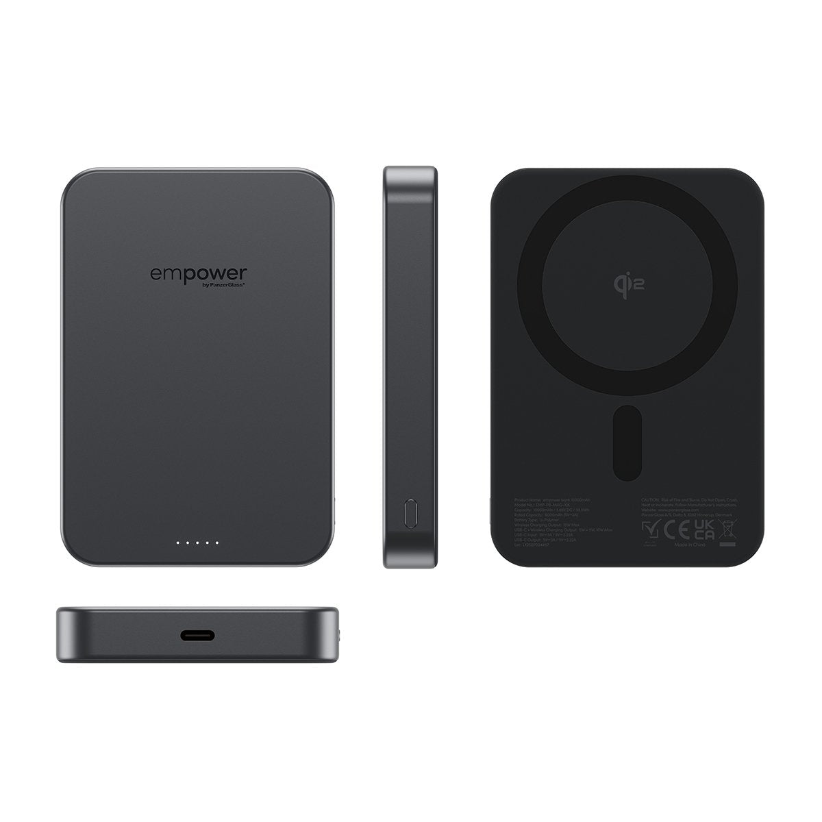 Panzerglass Empower By ® Empower Bank  10000mah  Space Black Negro