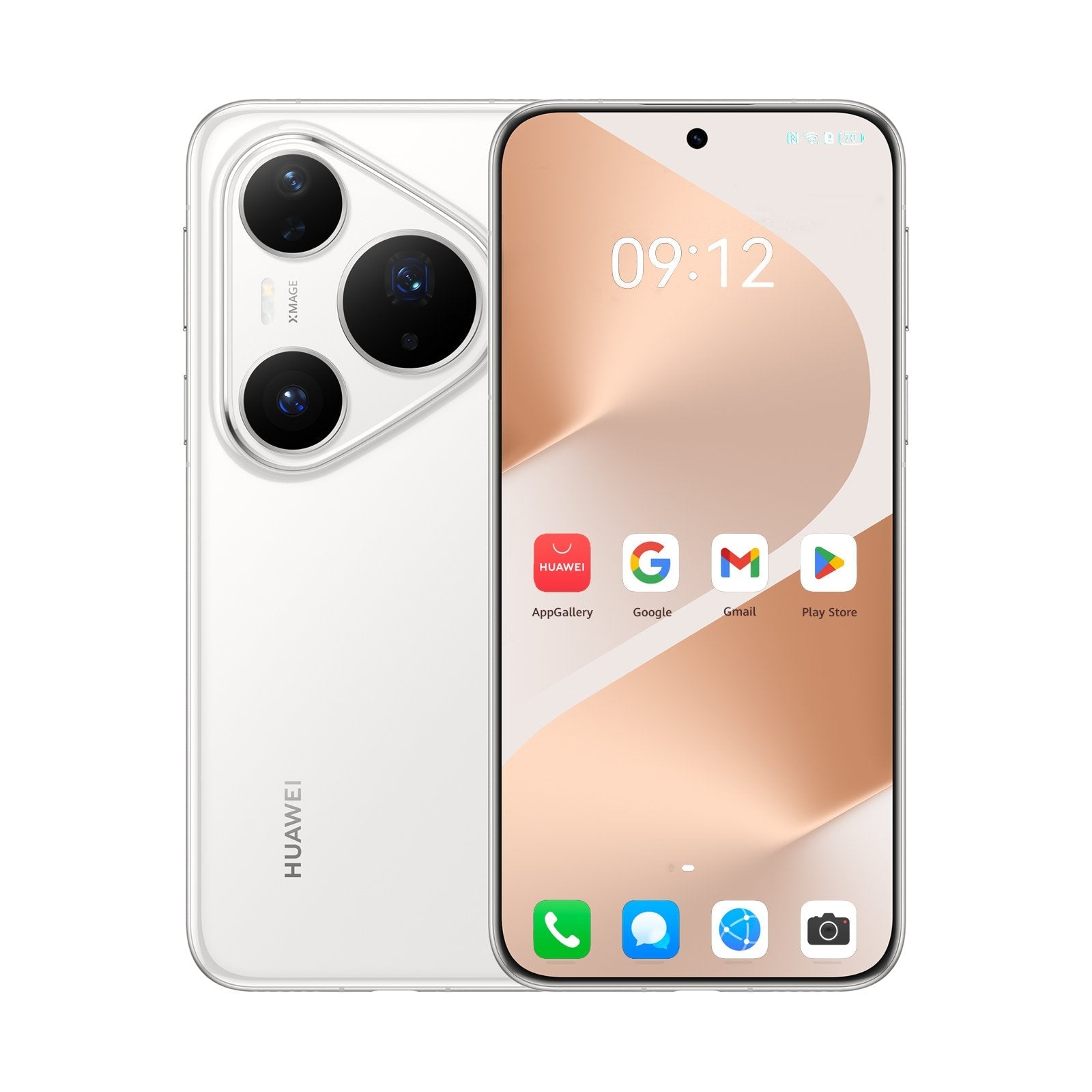 Huawei Pura 80 Pro (Lamarr-L29ck),Glazed Blanco
