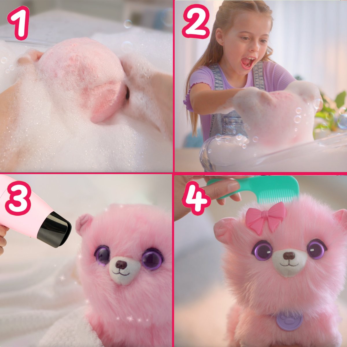 Moose Toys Ltd. Scruffaluvs - Pet Scruffs Einzelpack Rosa (Sortierter Artikel) 30326