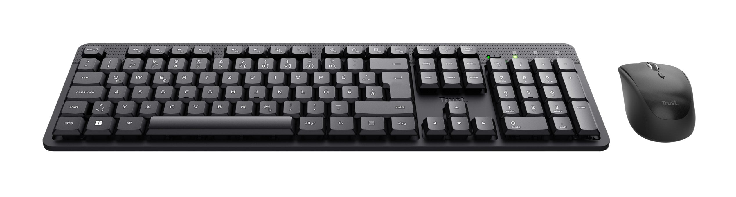 Trust Tkm-360 - Tastatur-Und-Raton-Set - De Schwarz (B2b Brown Box")