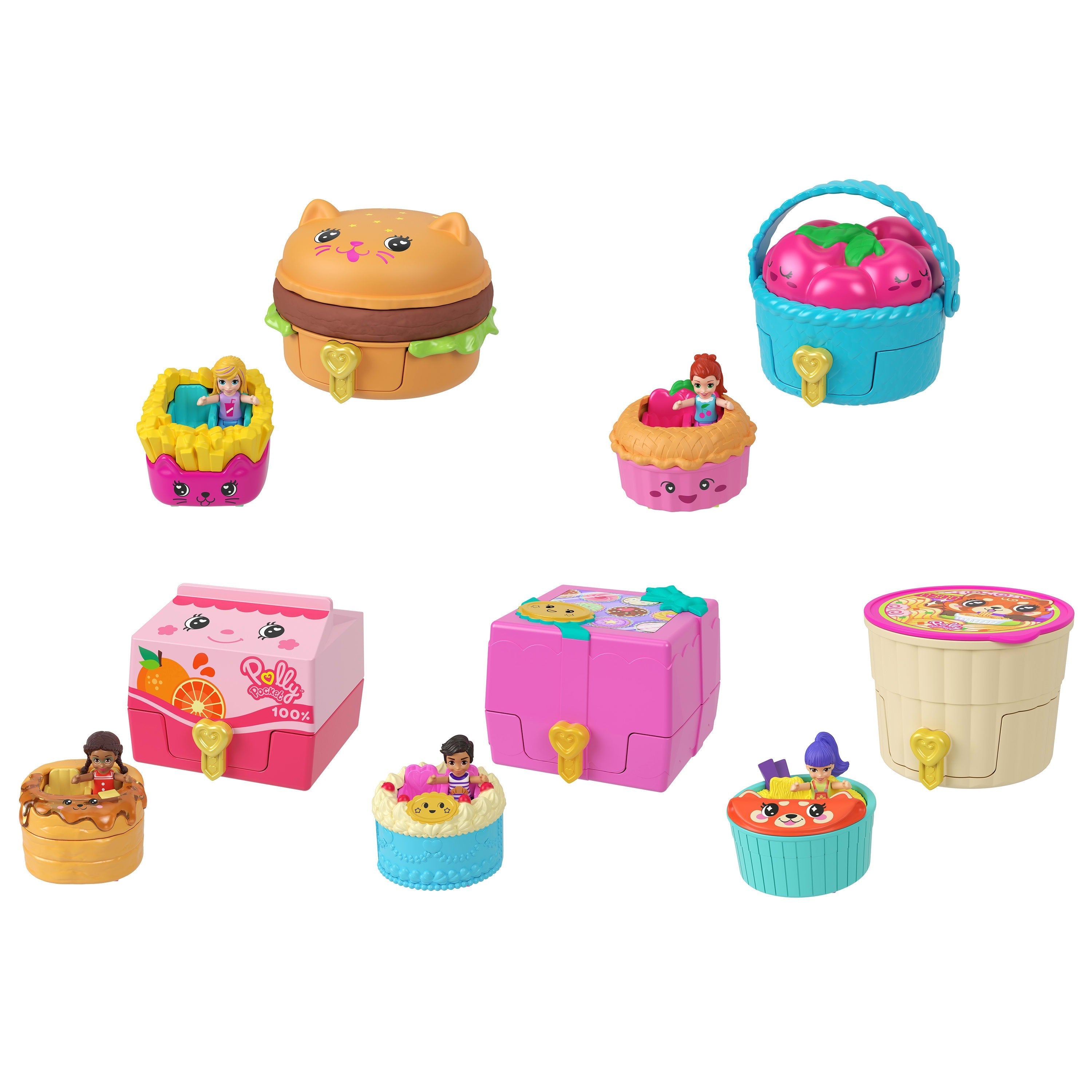 Zestaw Figurek Polly Pocket Przekaska Niespodzianka
