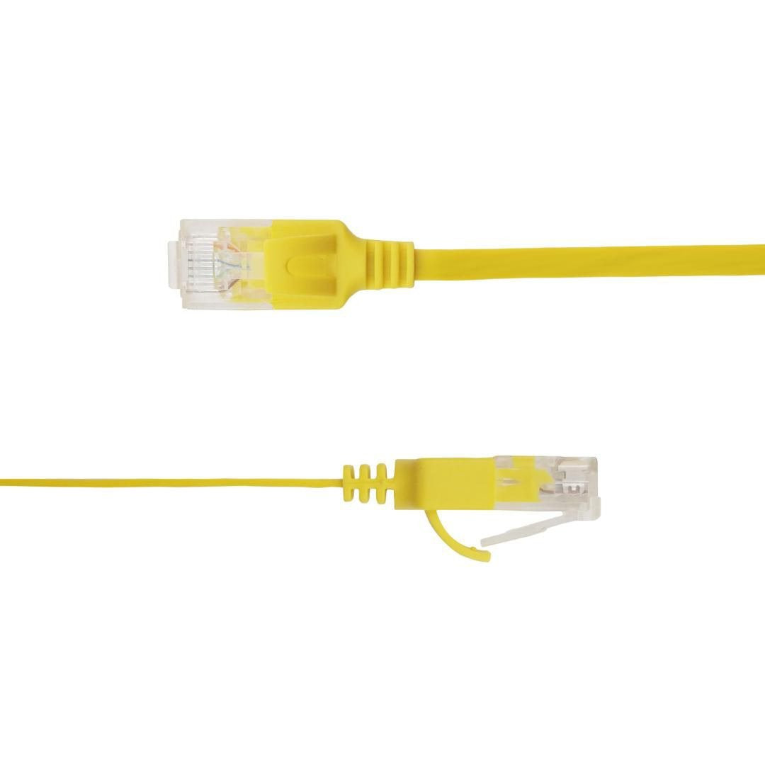 EAN 7072662028763 - LinkIT UTP-FL6A-00350-GL cable de red Amarillo 3,5 m Cat6a U/UTP (UTP) imagen 2