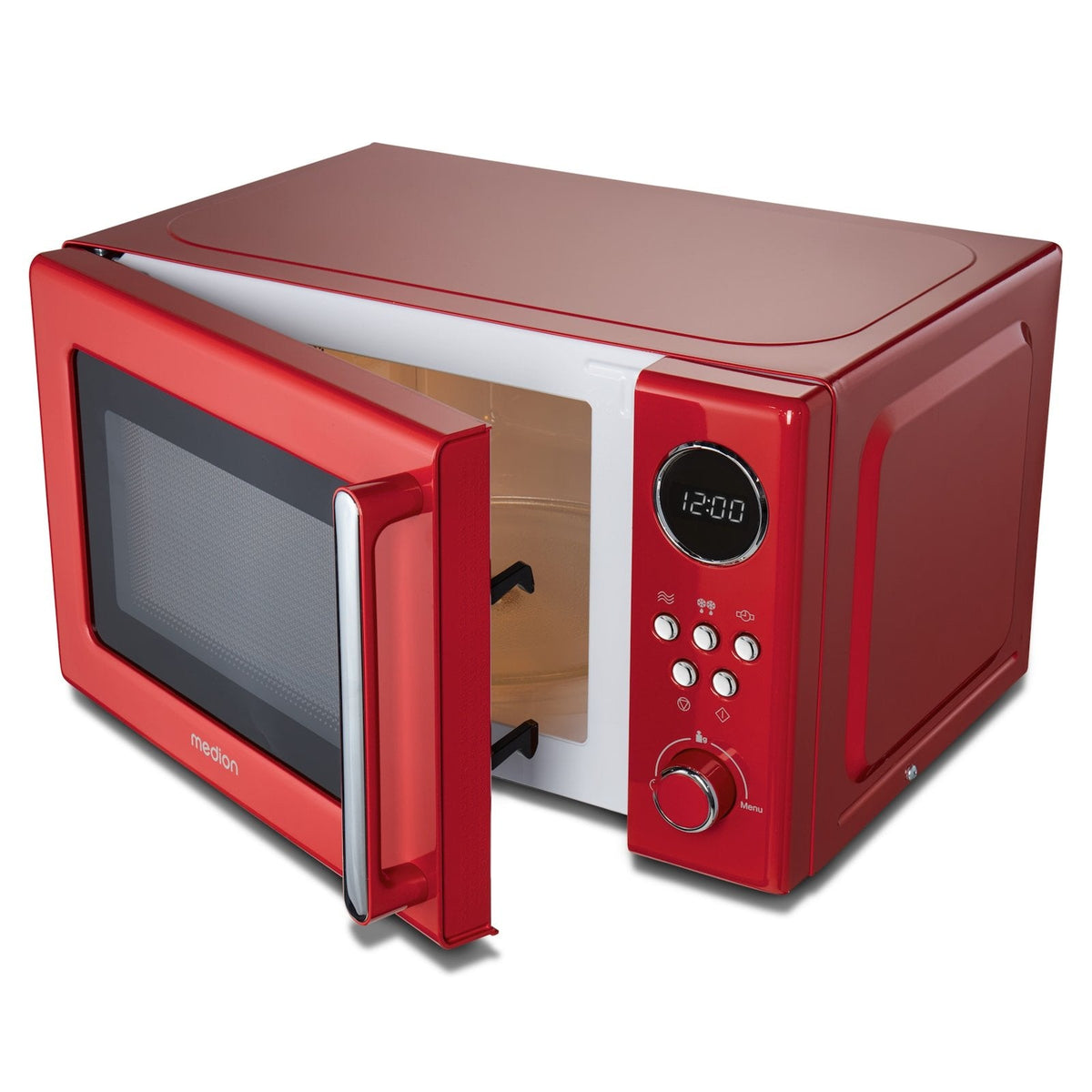 Microondas Medion Md15000 Retro (Rojo) 50076380