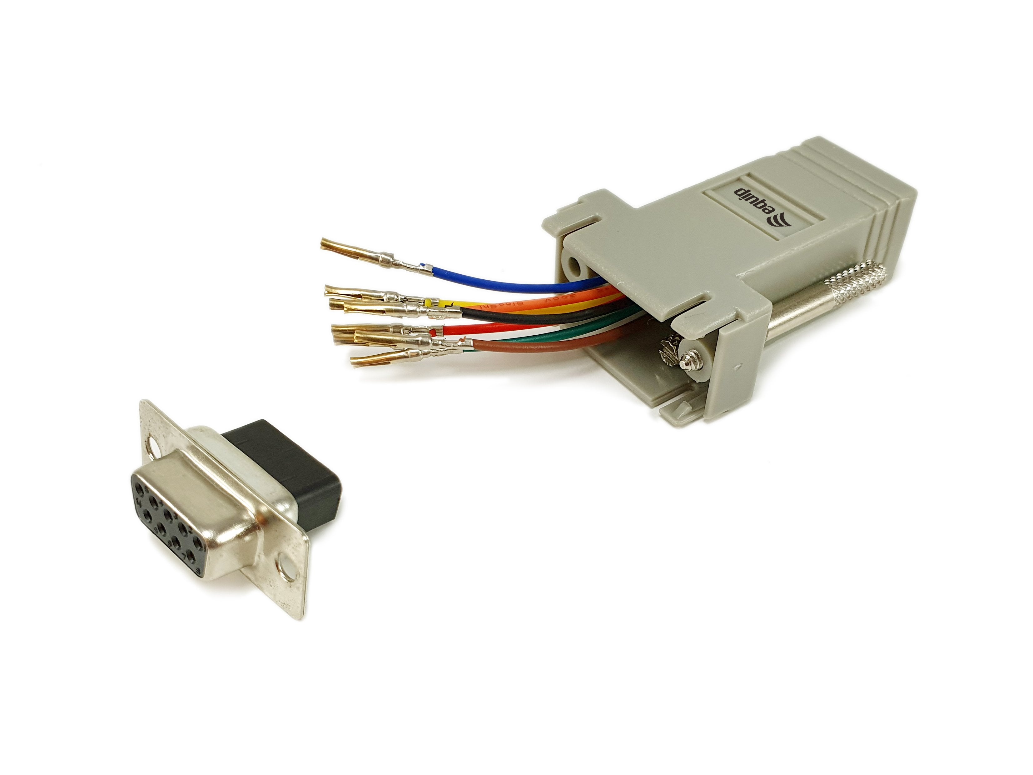 Equip Adaptador Db9 -> Rj45 Adaptador H H Tia Eia-561