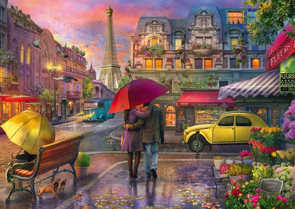 Schmidt Play Rain Magic En París, Puzzle 500 Parts 59713