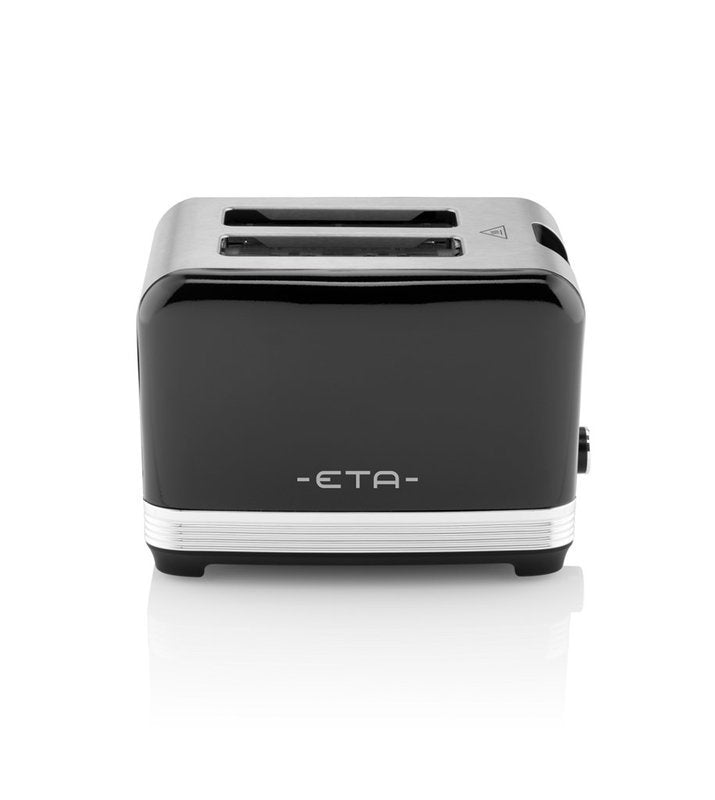 Tostadora Eta Storio Eta916690020 Potencia 930 W, Material De La Carcasa Acero Inoxidable, Negro
