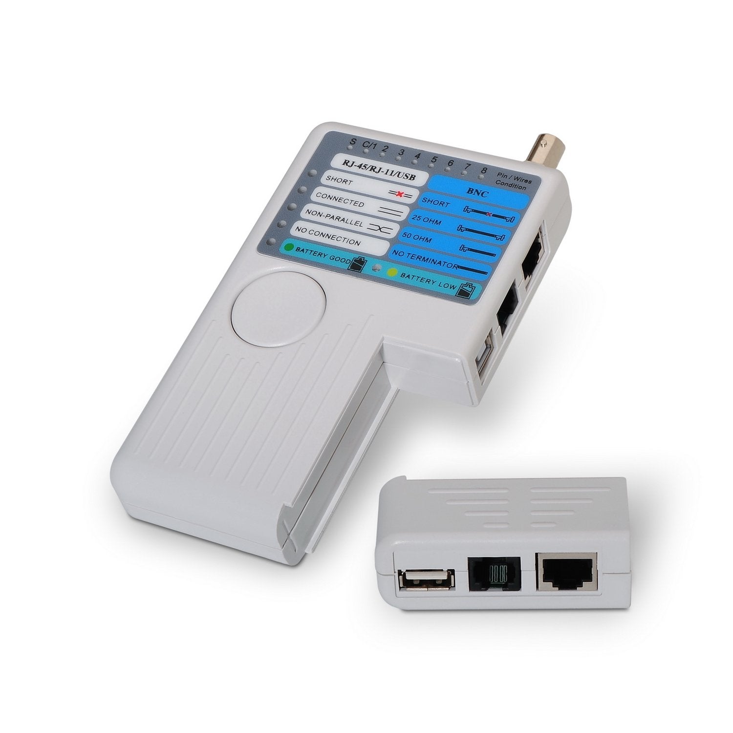 Aisens Tester Aisens Para Cable Rj11/Rj12/Rj45 / Usb / Coaxial Indicadores Led Para Conexiones Y Fallos