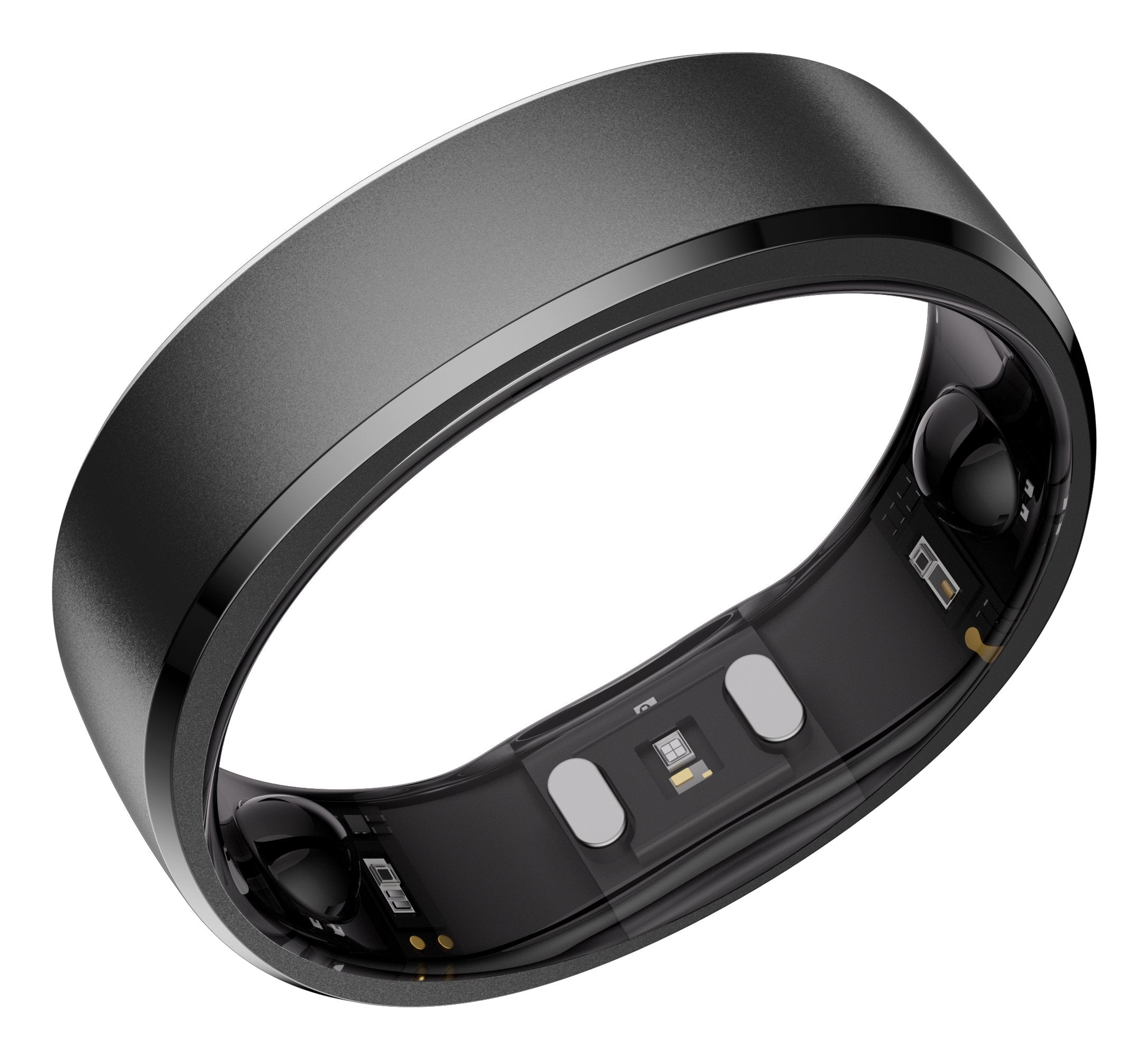 Anillo Inteligente Ringconn Gen2 Para Mujeres Y Hombres - Portátil Para Seguimiento Del Sueño Y La Actividad Física - Frecuencia Cardíaca - Negro Mate Talla 10