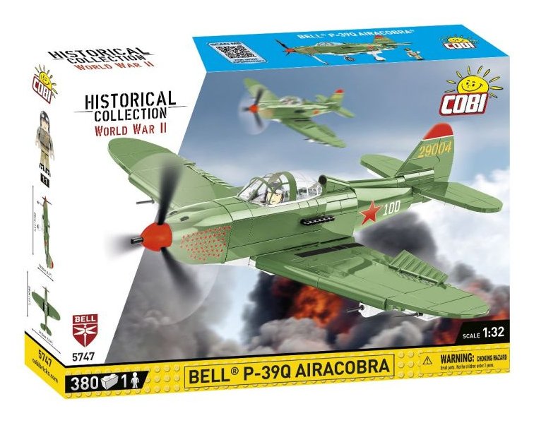 Cobi Bell P-39q Airacrobra, Design Toys Olive Green Cobi-5747