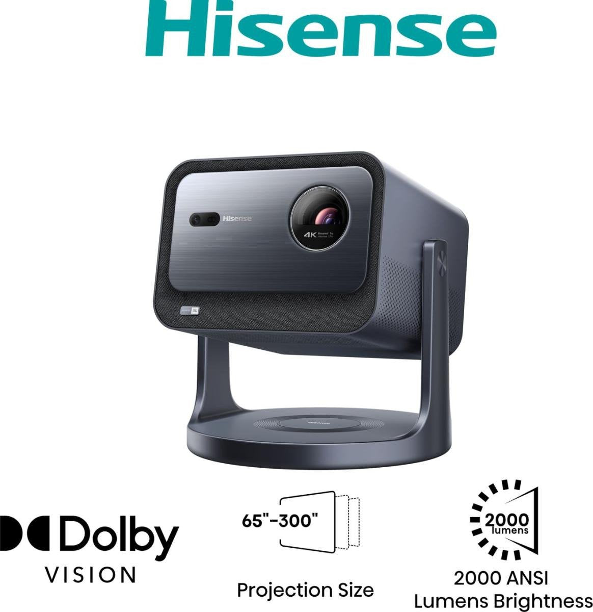EAN 6942351409382 - Hisense C2 2000 lúmenes ANSI UHD 4K (3840x2160) Gris imagen 1