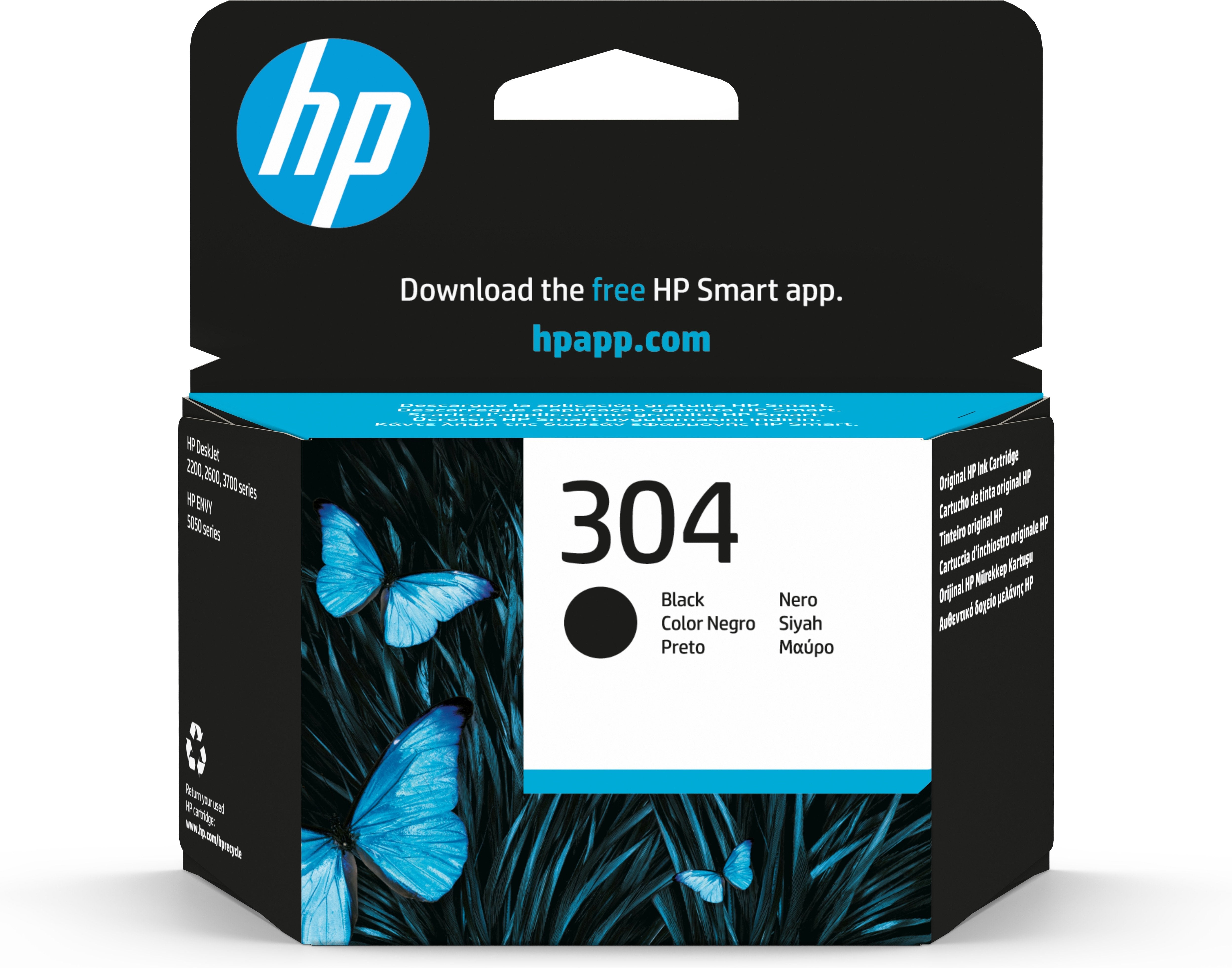 Tinta Original Hp 304 Negro N9k06ae