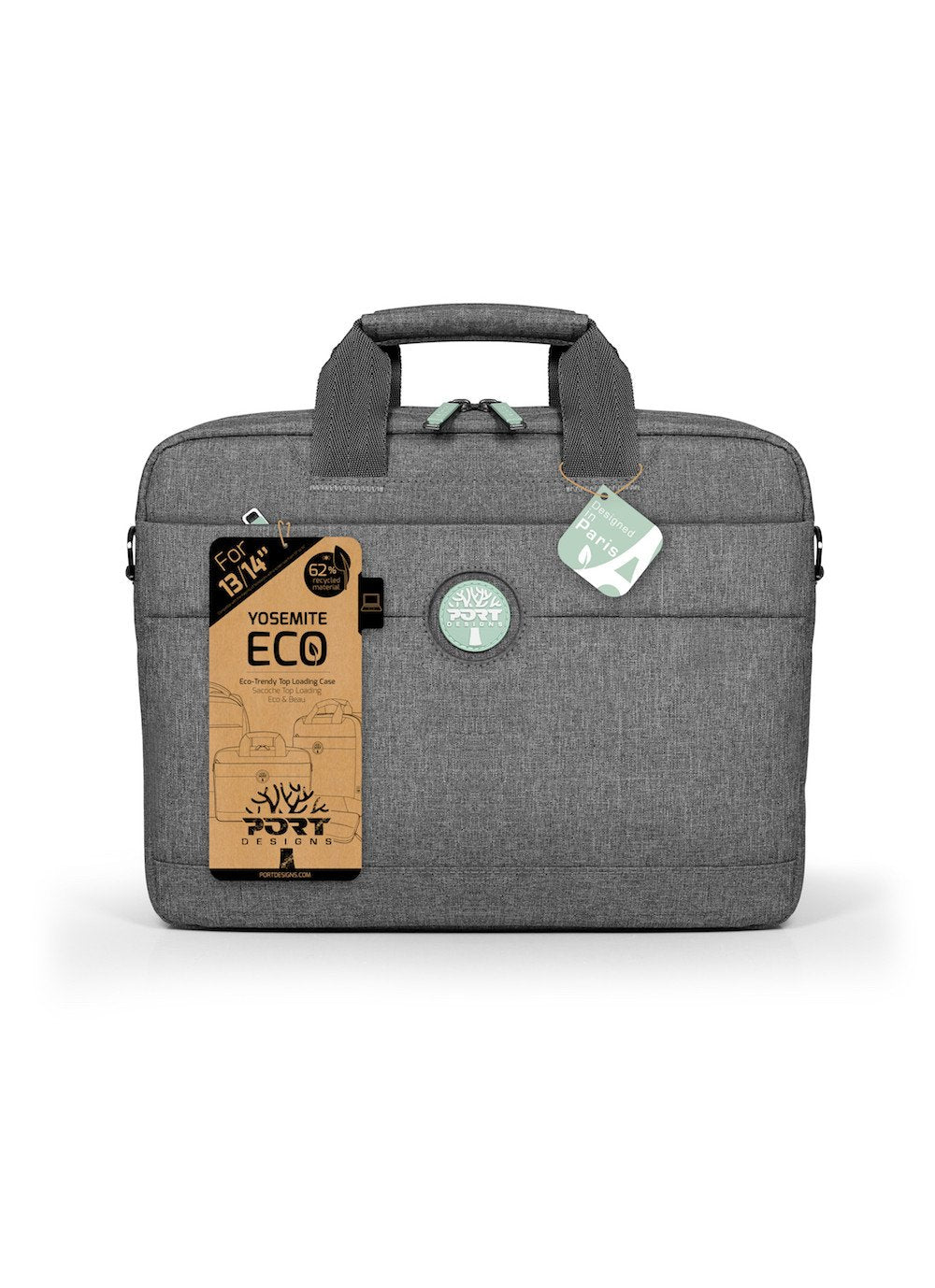 EAN 3567044007015 - Port Designs Yosemite Eco TL 39,6 cm (15.6") Maletín Gris imagen 2