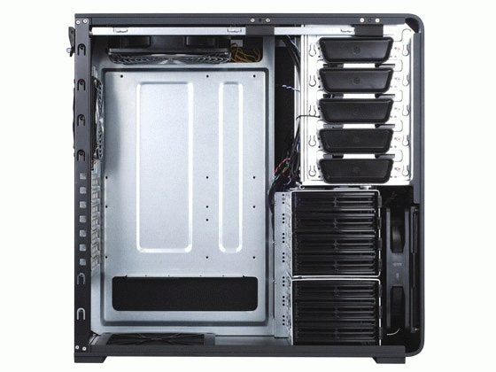 Silverstone Ft01b-W Negra Con Ventana