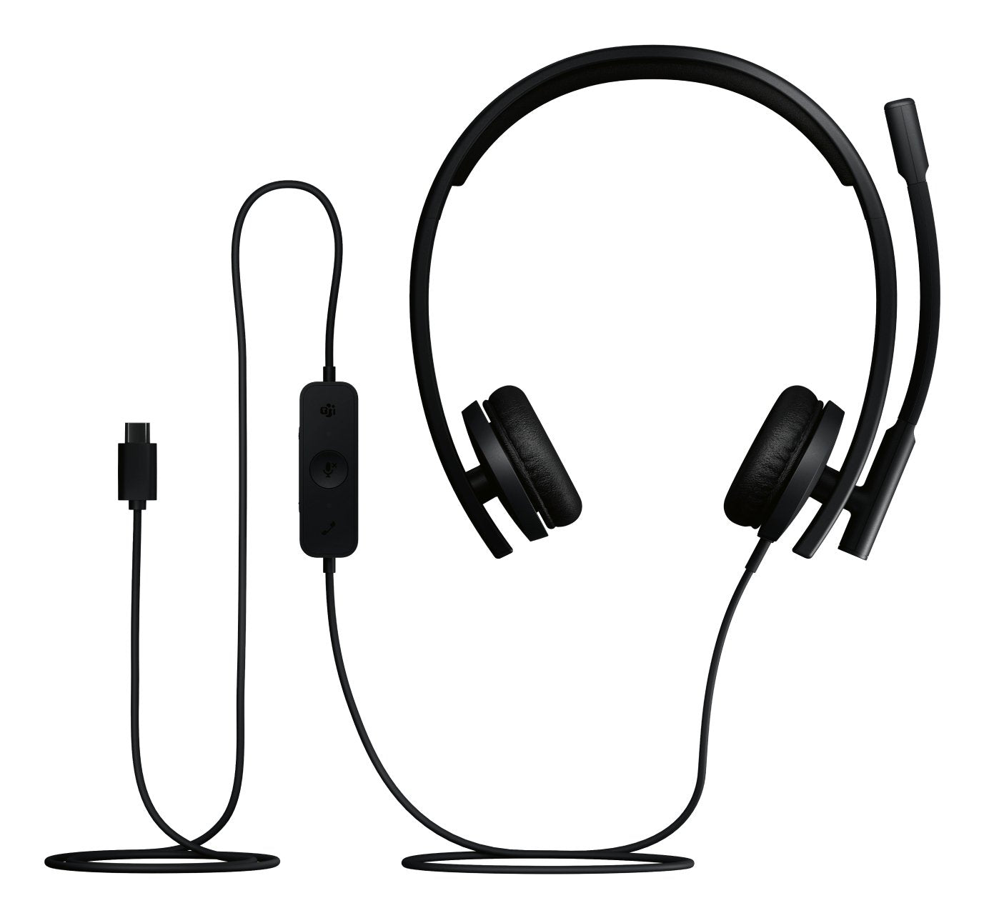 Auriculares Logitech H570e  Alámbrico Usb Tipo C Negro