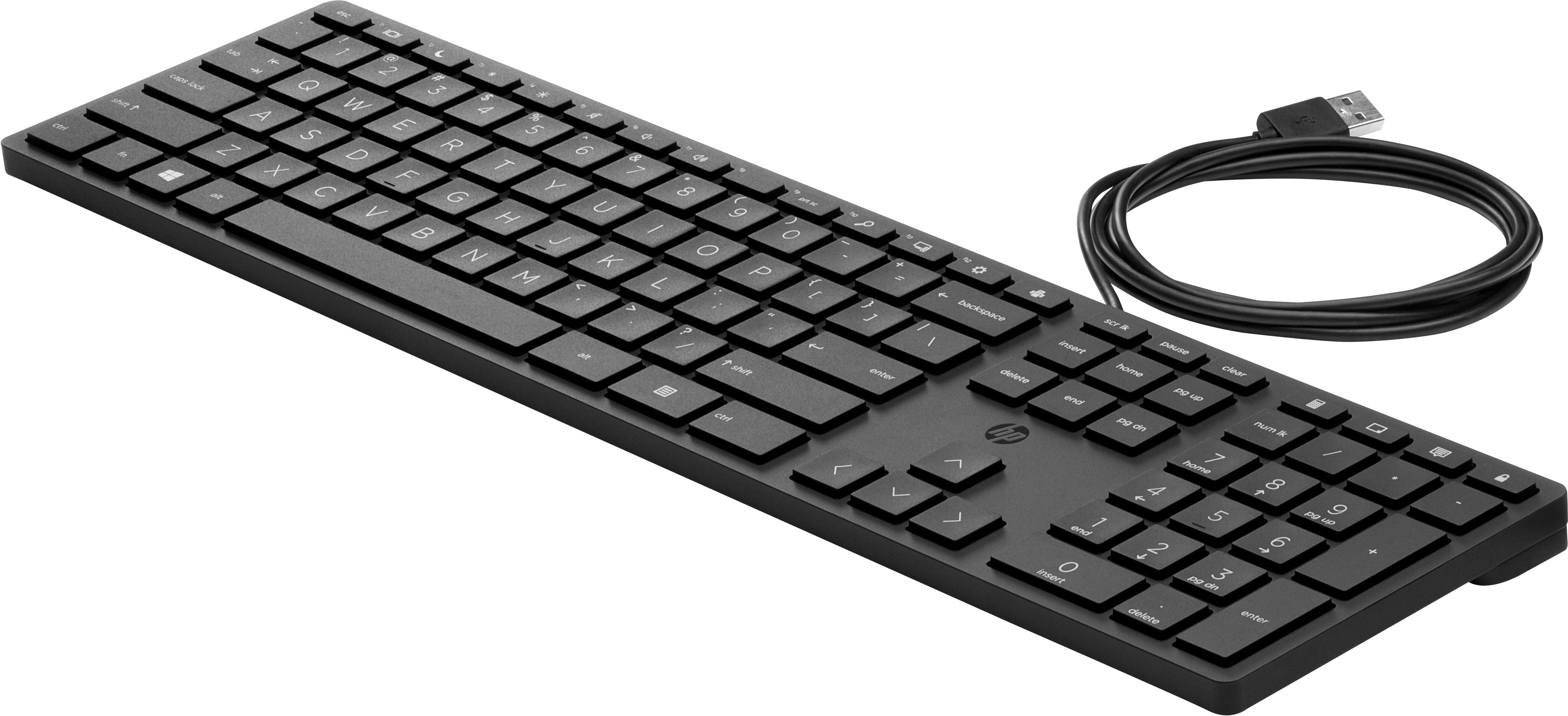 EAN 5715063465950 - HP 320K USB Wired Keyboard (Bulk Qty.12) teclado Negro imagen 1