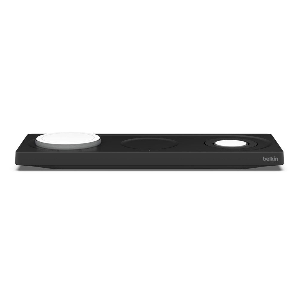 Base De Carga Inalambrica Belkin Wiz016vfbk Magsafe 3 En 1 Apple Iphone Airpods Watch Negro
