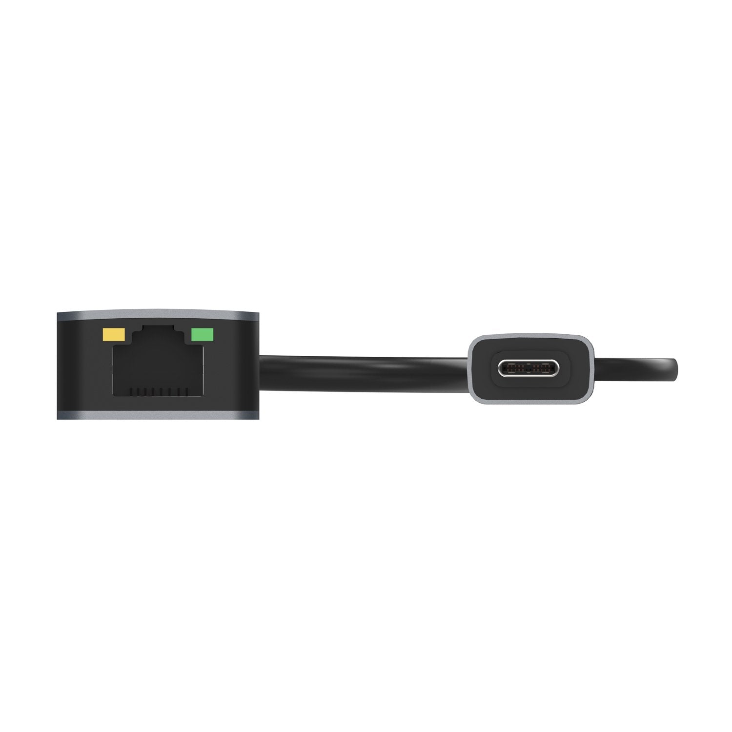 Aisens Conversor Usb3.2 Gen1 Usb-A+Usb-C A Ethernet 2.5g 10/100/1000/2500 Mbps - 15cm - Gris