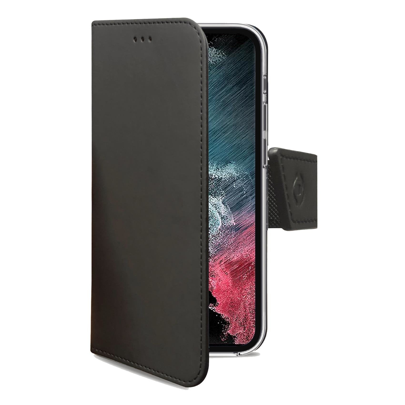 Celly Wally Funda Para Galaxy S23 Ultra 5g  (6.8") Libro Negro