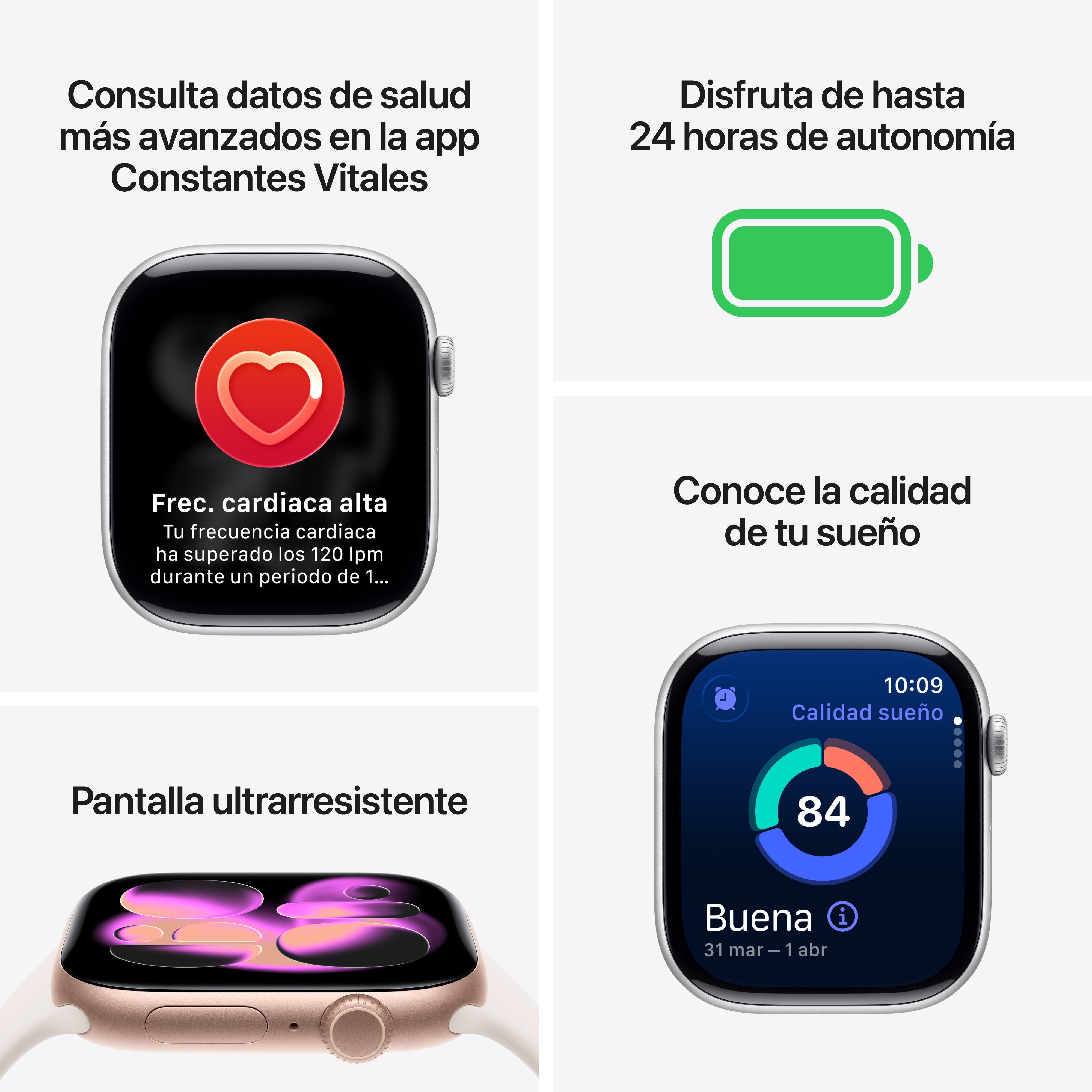 EAN 0195950469882 - Apple Watch Series 11 OLED 42 mm Digital 374 x 446 Pixeles Pantalla táctil 5G Oro rosa Wifi GPS (satélite imagen 3