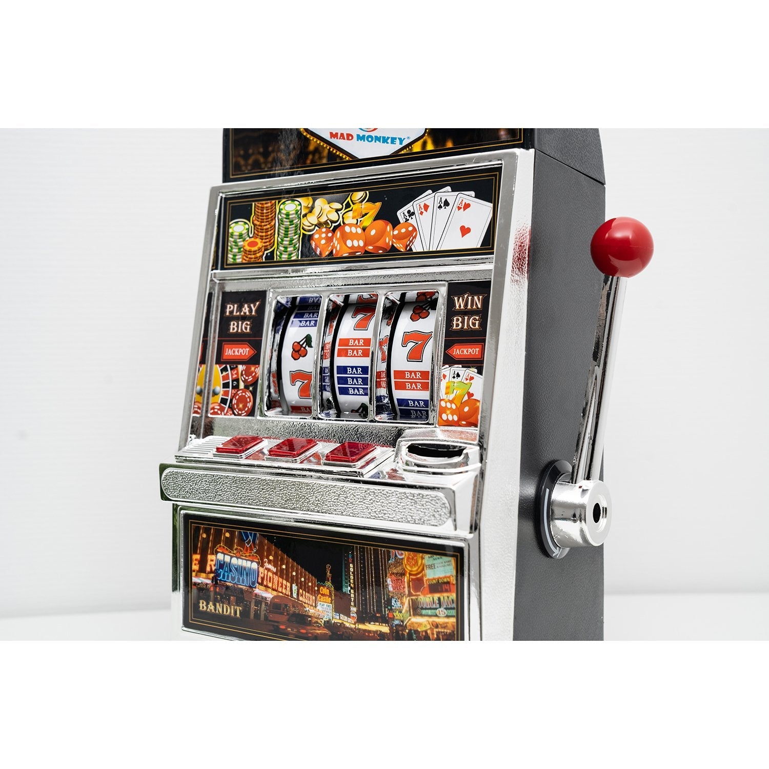 Mad Monkey - Slot Machine Xl - Spielautomat Con Spardose