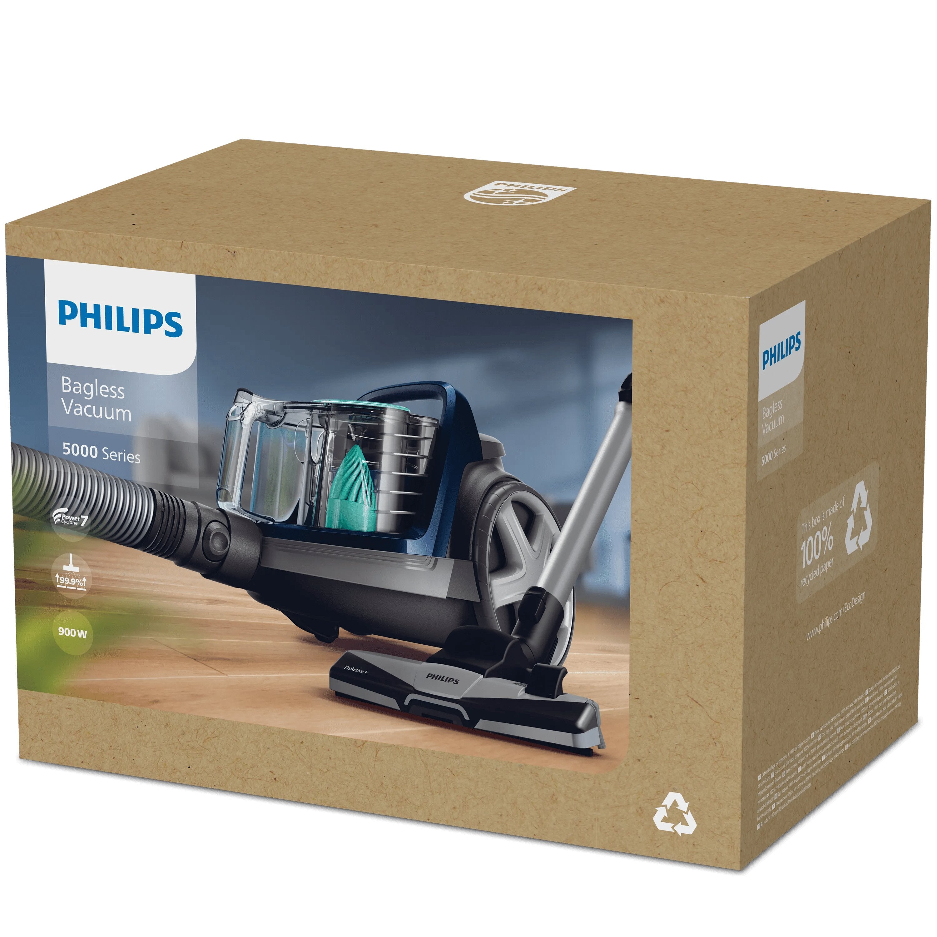 EAN 8710103860587 - Philips 5000 series FC9556/09 aspiradora 1,5 L Aspiradora cilíndrica 900 W imagen 5