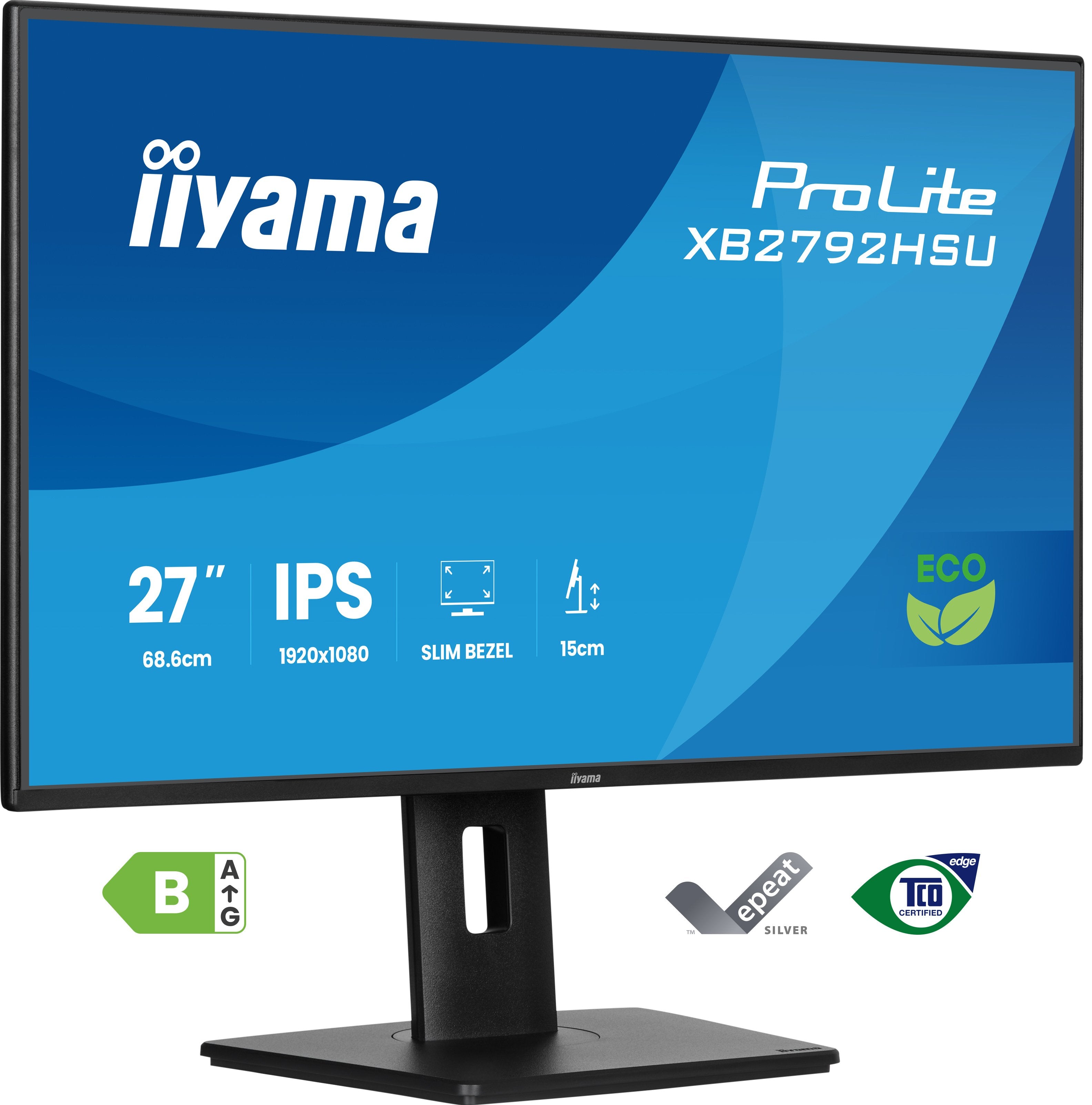 EAN 4948570126194 - iiyama ProLite XB2792HSU-B1 A pantalla para PC 68,6 cm (27") 1920 x 1080 Pixeles Full HD LED Negro imagen 3