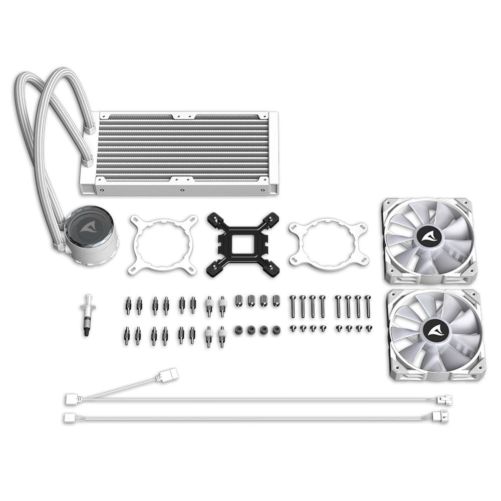 Refrigeracion Liquida Cpu Sharkoon S80 Rgb Aio Blanco 4044951038602