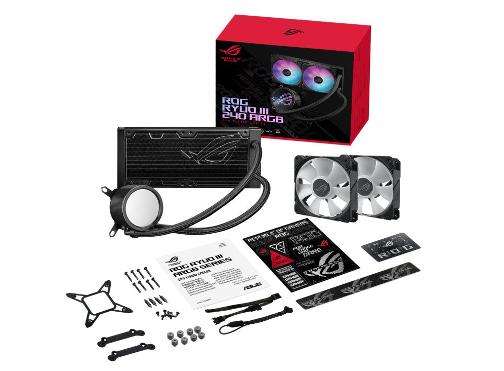 Sistema De Refrigeracion Liquida Asus Para Cpu Rog Ryuo Iii Argb,Oled 240 Mm