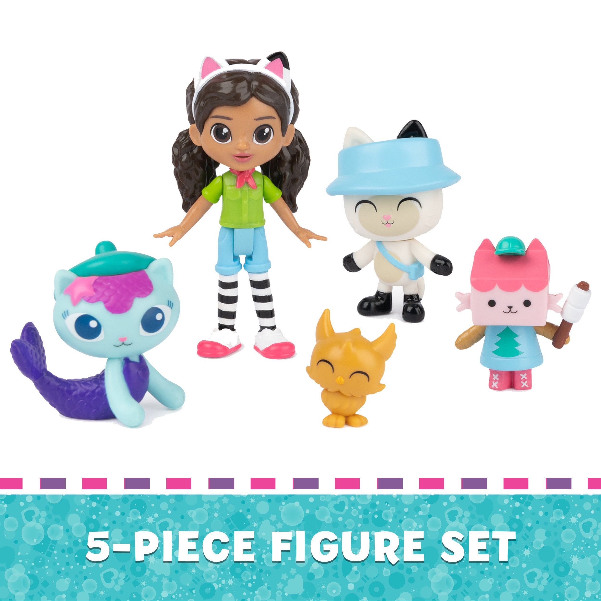 Spin Master Dreamworks Gabby'S Dollhouse Cat Adventures - Juego De Figuras Para Acampar, Figura De Juguete 6067225