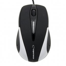 Esperanza Em102s Sirius - Ratón Óptico Con Cable Usb 800 Dpi Plateado Blister