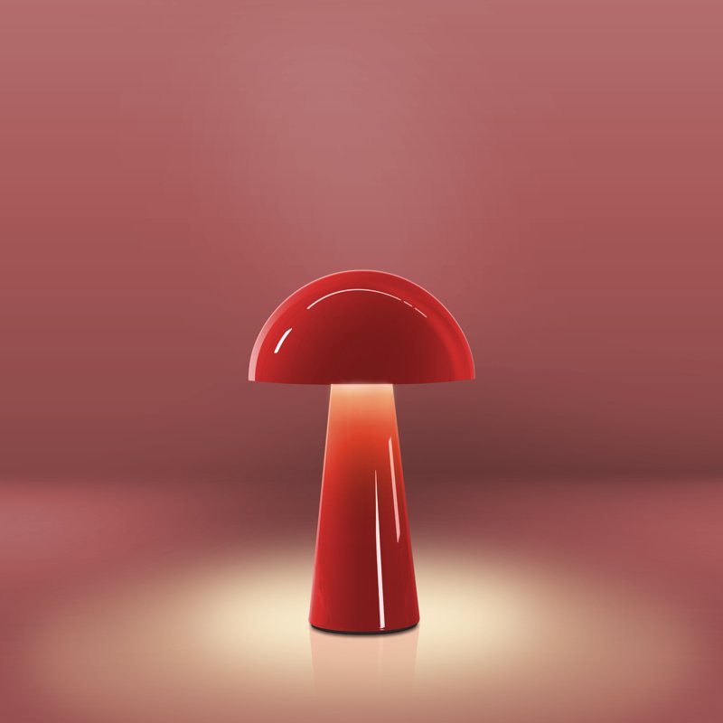 Lámpara De Mesa Led Century Coco Rojo 1,5w 2700k 100 Lúmenes Tenue. Ip44