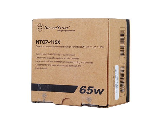 Silverstone Nitrogon Cpu Cooler Sst-Nt07-115x 80mm Pwm, Low Profile, Intel