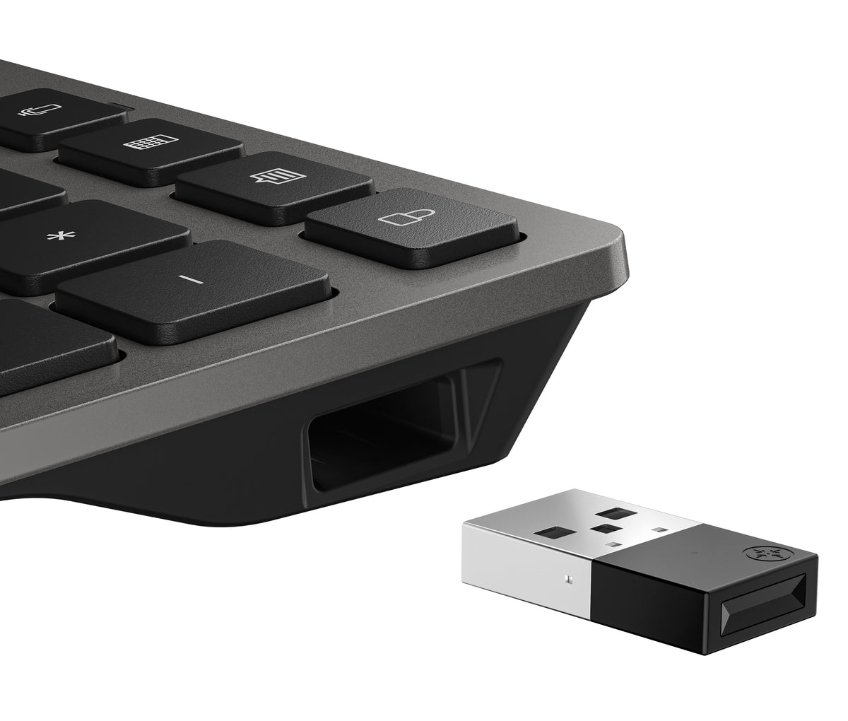 EAN 0198122141005 - HP 720 Multi-Device Rechargeable Wireless Keyboard teclado Hogar / Oficina USB + Bluetooth Negro imagen 4