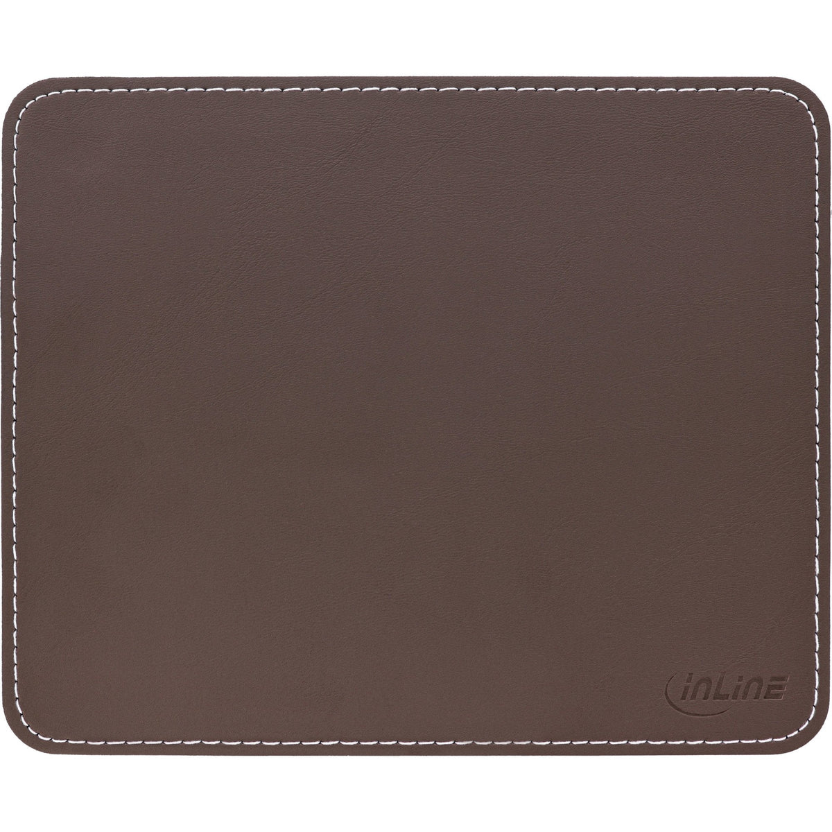 Inline® Alfombrilla Ratón Cuero Pu Premium 255x220x3mm Marron