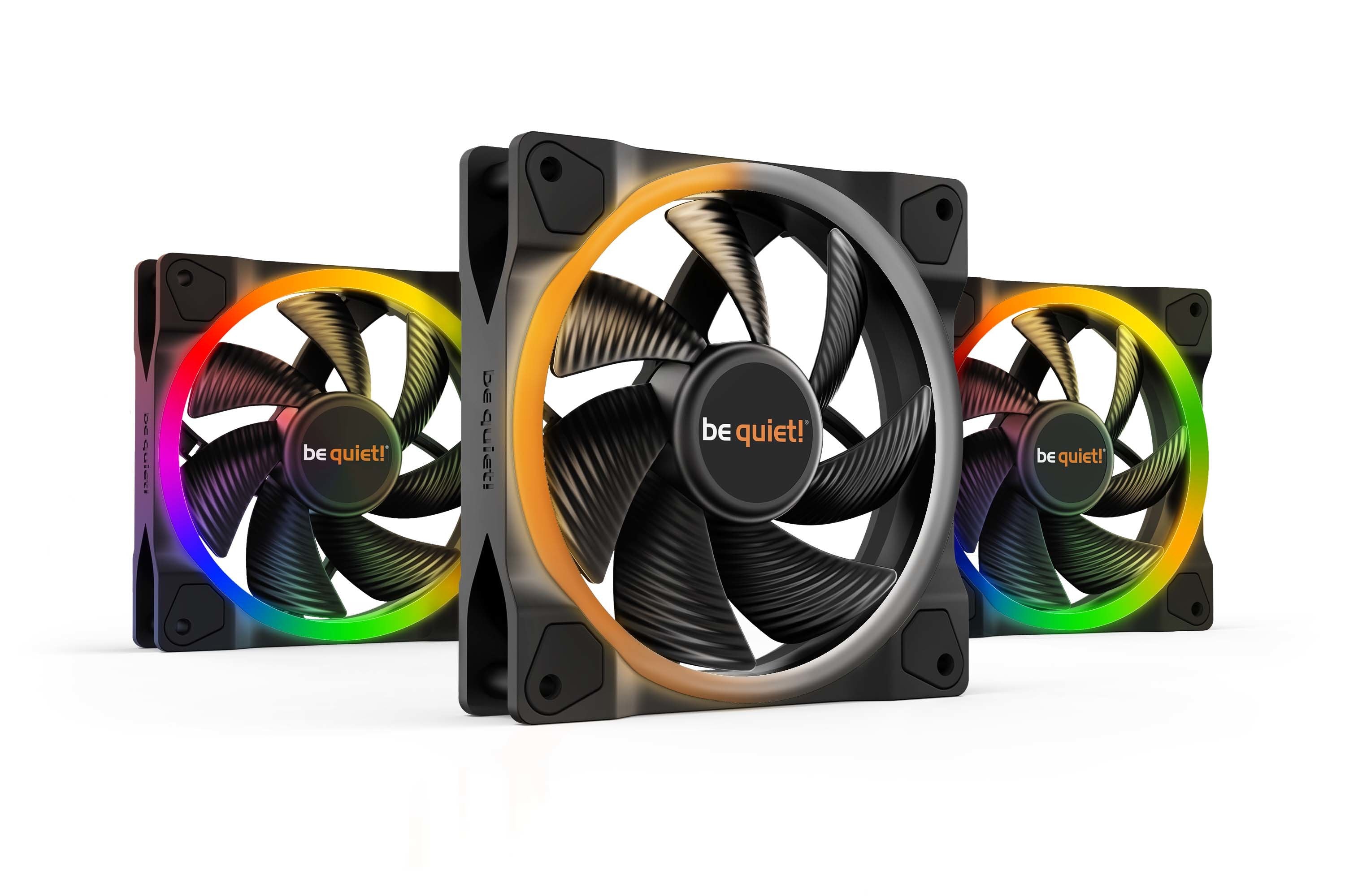 Ventilador 120x120 Bequiet Light Wings Pack 3ud