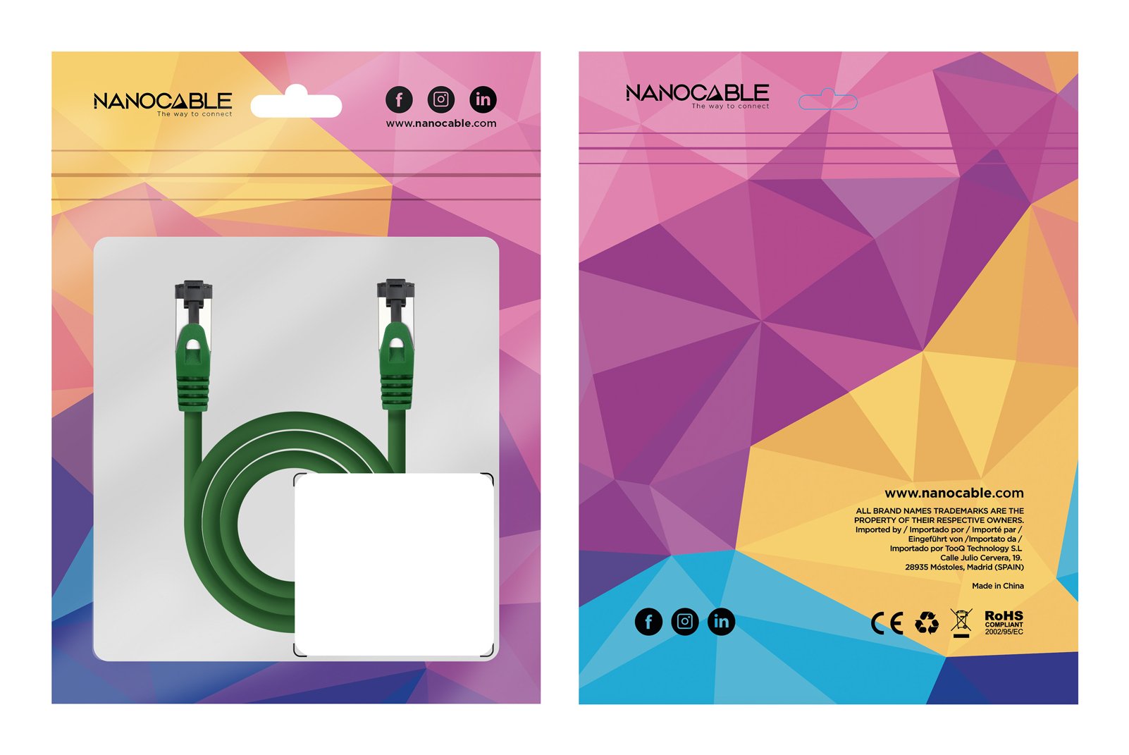 EAN 8433281015852 - Nanocable 10.20.2000-GR cable de red 0,5 m Cat8.1 S/FTP (S-STP) imagen 5