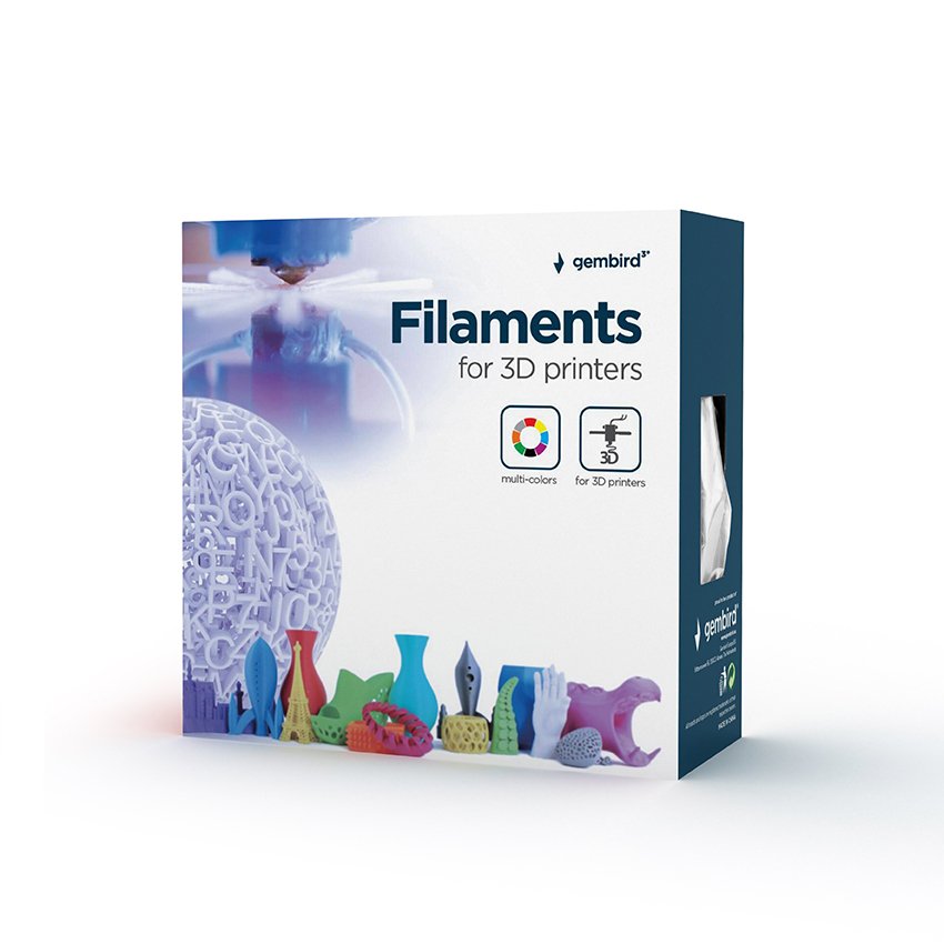EAN 8716309123976 - Gembird 3DP-PLA-SK-01-BG material de impresión 3d Ácido poliláctico (PLA) Azul, Verde 1,32 kg imagen 2