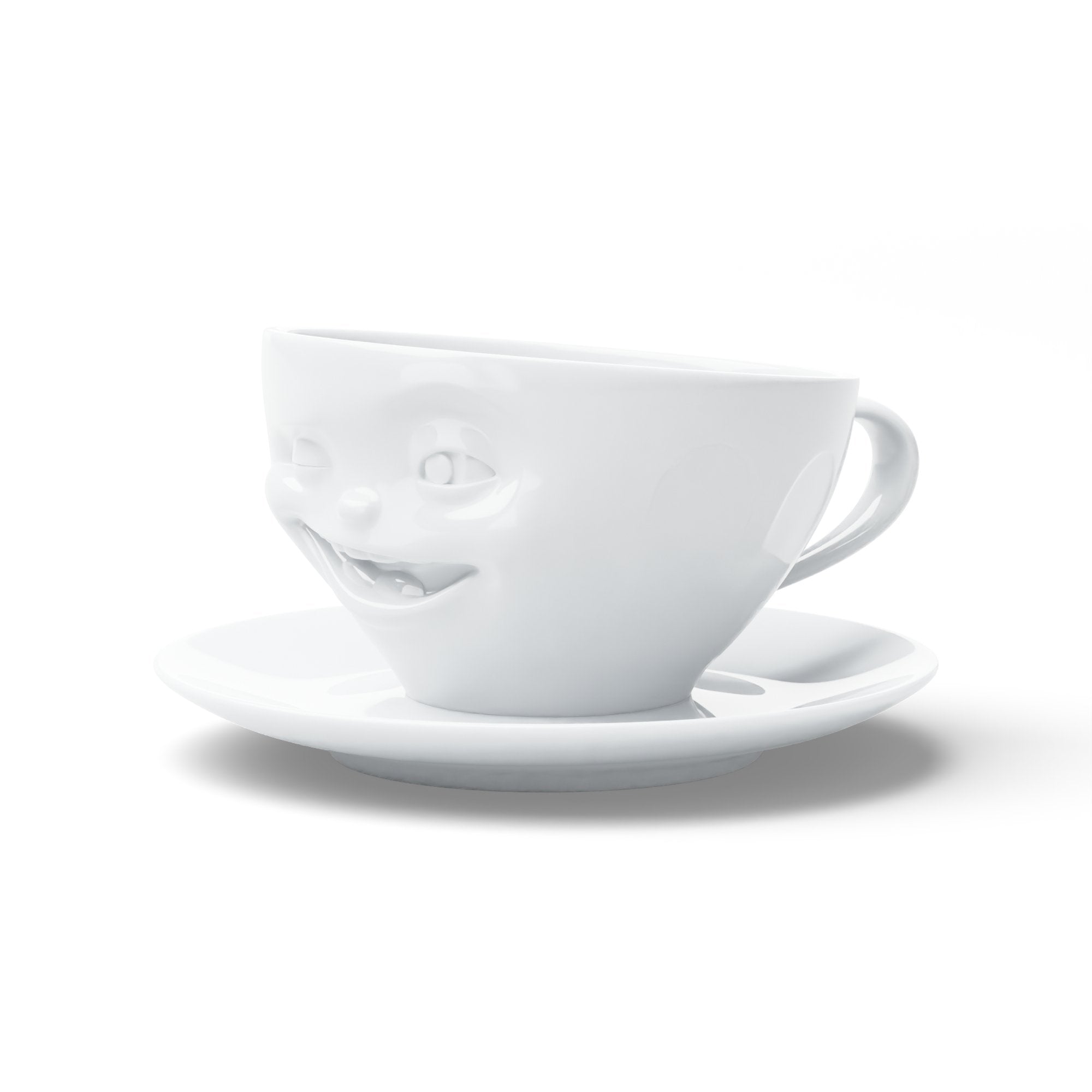Fiftyeight Kaffeetasse 200ml - Zwinkernd Blanco