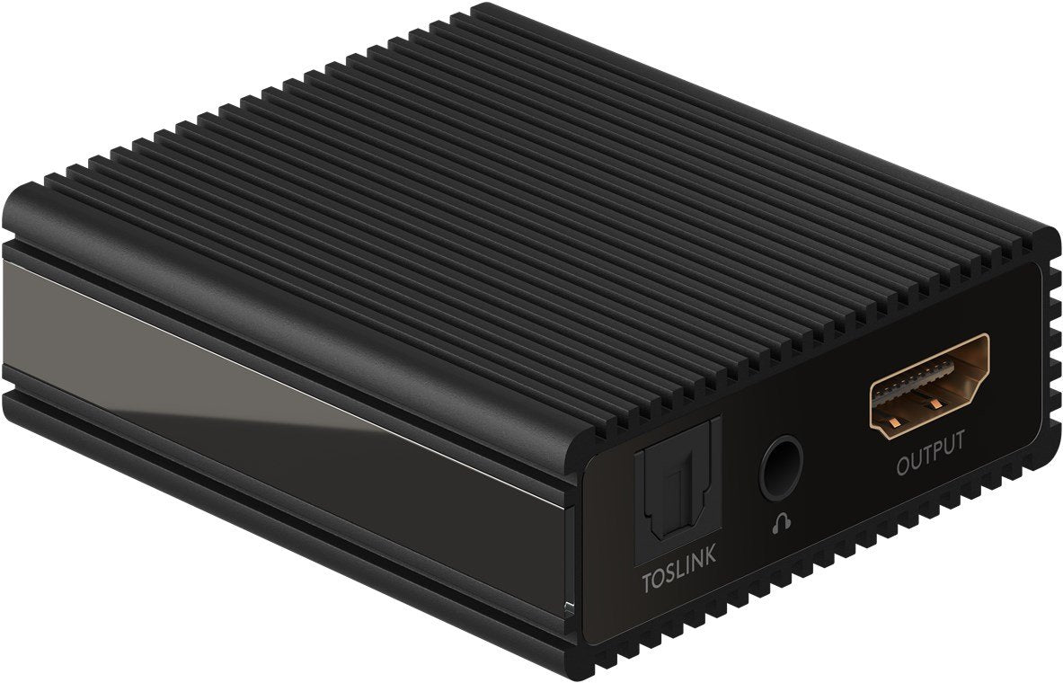 Goobay Extractor De Audio Hmdi 4k @ 60 Hz, Divisor Hdmi Negro 58477