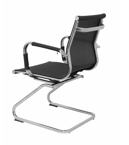 Sillón Barrax Confidente Patín Malla Negro